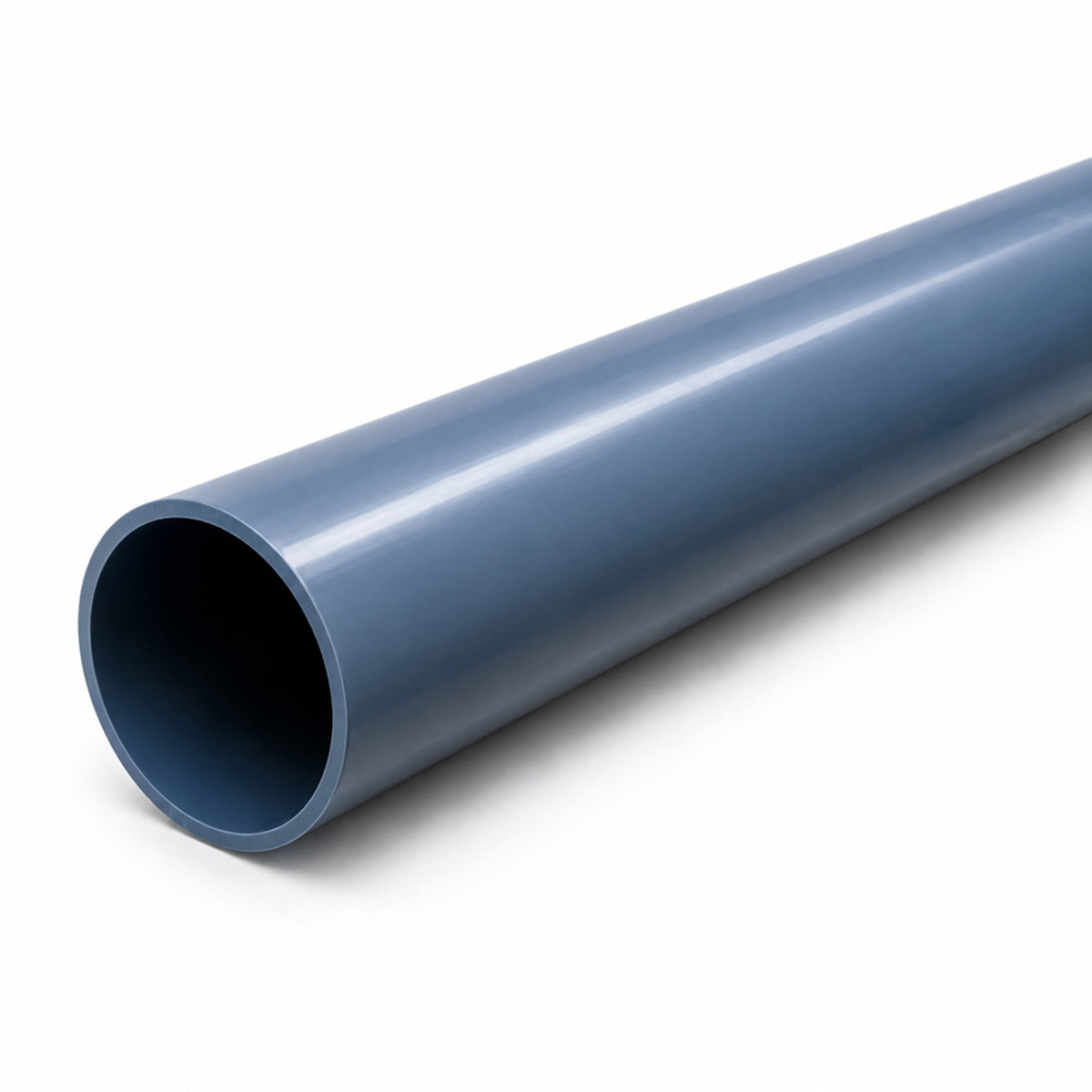 PTS Borusu uPVC OD:160;2,3 mm; Gri -RAL 7030